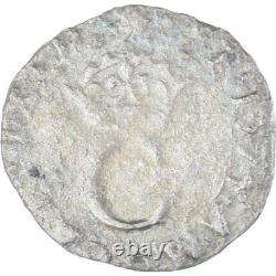 Coin, France, Charles IX, Liard, 1574, Lyon, Very rare, TB+, Billon
