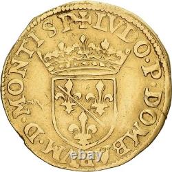 Coin, France, Dombes, Louis II, Double gold écu, 1578, Trévoux, Very rare