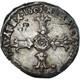 Coin, France, Henri Iv, 1/4 Ecu, 1605, Montpellier, Very Rare, Fine+, Silver