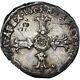 Coin, France, Henri Iv, 1/4 Ecu, 1605, Montpellier, Very Rare, Very Fine+, Silver