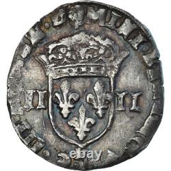 Coin, France, Henry IV, 1/4 Ecu, 1605, Montpellier, Very rare, Good very fine, Silver