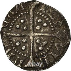 Coin, France, Henry VI, Half Sterling, Calais, Very rare, TTB, Silver