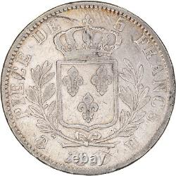 Coin, France, Louis XVIII, 5 Francs, 1815, La Rochelle, Very rare, Fine condition