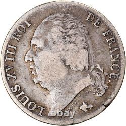 Coin, France, Louis XVIII, Louis XVIII, Franc, 1824, Limoges, Very rare