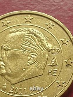 Coin Of 10 Cent Euro 2011belgique'' Very Rare Coin Fauté