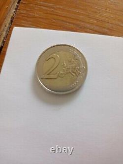 Coin Of 2 Euros Rare Letzebuerg 2008 Very Good Condition Color Gold And Silver