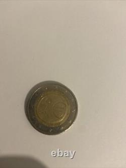 Coin Of 2 Euros Rare Man Uem Nederland / Very Good Condition