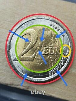 Coin Of 2 Euros Very Very Very Rare(hybrid Between 1999 And 2012)