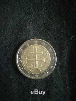 Coin Of 2euro Slovensko Of 2009 Very Rare And Triply Fauter