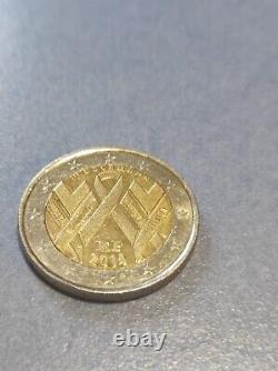 Commemorative 2 Euro Coin RF 2014 AIDS Very Rare
