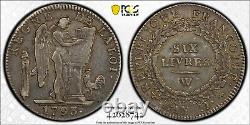 Convention Six Books In Engineering 1793 Lille Pcgs Xf40 Very Beautiful Rare Example