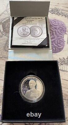 Currency 5 BE Commemorative Silver, very rare from the Grand Duchy of Luxembourg