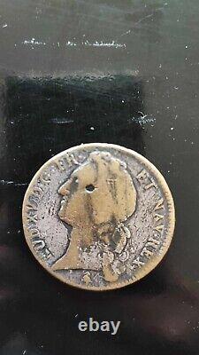 Currency Coin Fake of hybrid time Louis XV and Louis XVI 1780 very rare