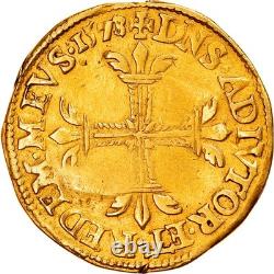 Currency, France, DOMBES, Louis II, Double gold écu, 1578, Trévoux, Very rare
