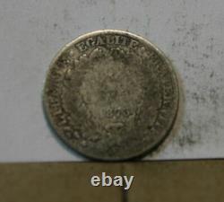 Currency Silver France 50 Cents 1873 K Ceres Very Rare State B