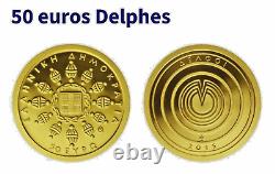 Currency gold, face value 50, very rare, Oracle of Delphi