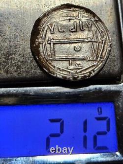 DIRHAM OF IDRISID SILVER AL ALIA (FEZ) 203 AH IDRISS II TTB VERY RARE DATE 2.12g