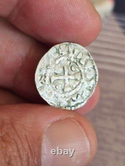 Denier from the Temple, Soissons, under Guillaume Busac or Eudes II, very rare