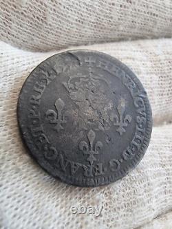 Double Weight Piefort of the Doudle Sol Parisis 1578 Moulins Des Etuves Very Rare