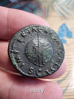 Dupondius of Augustus, Restoration of Nerva, Very Rare and Superb