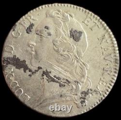 Écu with Headband 1751 X Amiens Louis XV Very Rare 18864 Ex