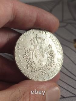 Écu with Headband 1751 X Amiens Louis XV Very Rare 18864 Ex