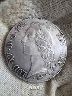 Ecu with Headband 1758 L Bayonne Louis XV Very Rare R4