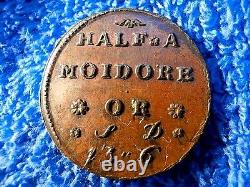 England Very Rare 1746 Coin Weight for Portuguese Gold Coins