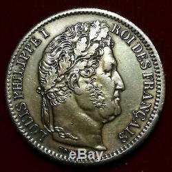 Exceptional! Louis Philippe 1 2 Francs 1839 B Rouen Rare