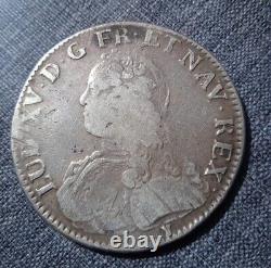FRANCE. Collection. Royal Currency, Louis XV. Very Rare Ecu 1739 9 Silver