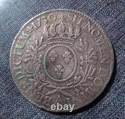 FRANCE. Collection. Royal currency, Louis XV. Very Rare Écu 1730 A Silver
