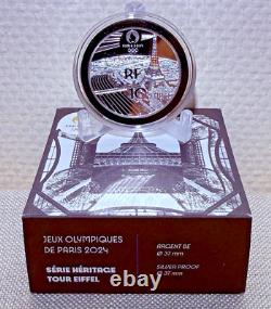 FRANCE Very Rare 2024 Olympic Games Heritage Series 10 the Eiffel Tower BE