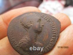 Faustina Like With Very Rare Reverse. Beautiful. Red + Black and Brown Patina
