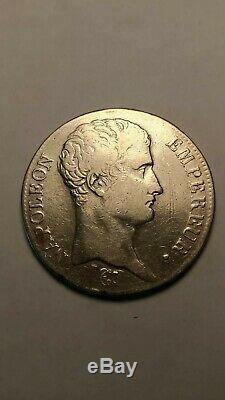 Five 5 Francs Napoleon Bonaparte An 13 L (bayonne) Tb + Rare