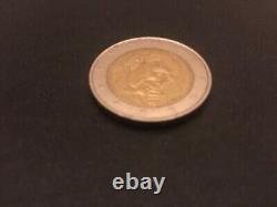 'Flawed 2 Euro Coins François Mitterand 1916-2016 Rare Coin in Very Good Condition'