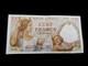 France 100 Francs Sully Banknote, 24 August 1939, About Uncirculated, Catalog Value 300, Very Rare