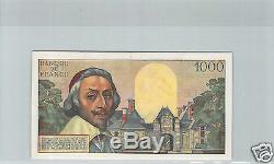 France 1000 Francs 09.05.1957 G. 335 No 0835615116 Very Rare