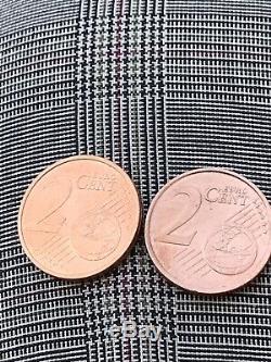 France, 2 Euro Cent, 2010, No Stars Fault At Left Very Rare