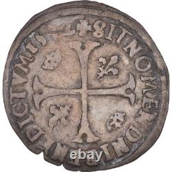 France, Henri IV, Douzain coin, 1592, Clermont-Ferrand, very rare, very fine (TTB)