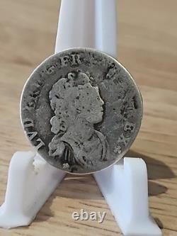 France Louis XV 1/10 Ecu 1716 Very Rare With Variety Three Crowns, silver