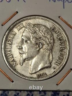France Rare 2 Francs 1866 K Very Fine Condition