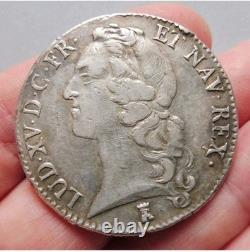 France / Royal Mint / Very Rare Collection Écu 1756 T Louis XV in Silver