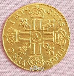 France Very Rare Louis XIV Coin 1679 Paris Gold Gold The Only One On Ebay