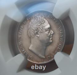 GE16! VERY RARE! 4 PENCE 1836 MAUNDY SILVER ENGLAND NGC 2574 ex