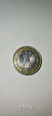 German 1 Euro Coin From 2002 Edition Of Federal Eagle Very Rare