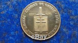 Gold Medal / Pure Gold 24k De Gaulle Paris Mint Very Rare 8.86 G