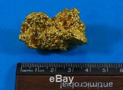 Grand Gold Nugget Australian Natural 80.31 Grams 2.58 Troy Ounces Very Rare C