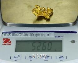 Great Natural Gold Australian Seed 52.60 Grams 1.69 Troy Ounces Very Rare