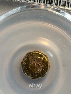Half Dollar Gold 1874 Indian Octagonal Bg 944 R5 Very Rare Ms63 Semi Proof Like