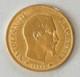 Half Napoleon Iii Or 10 Francs Coin 1860 Bb. Unc Very Rare Coin Collection